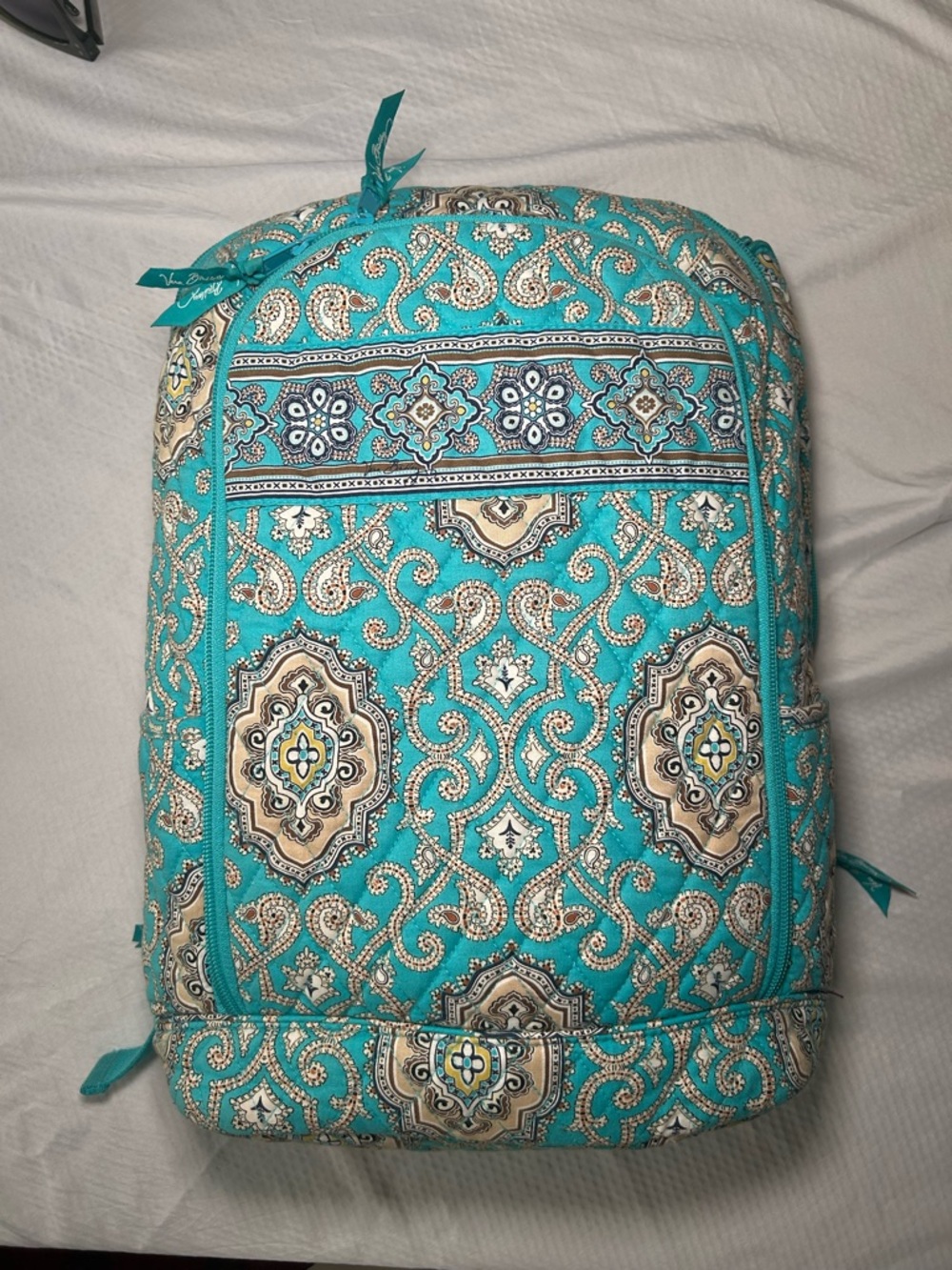 Vera Bradley Totally Turq XL Campus Backpack